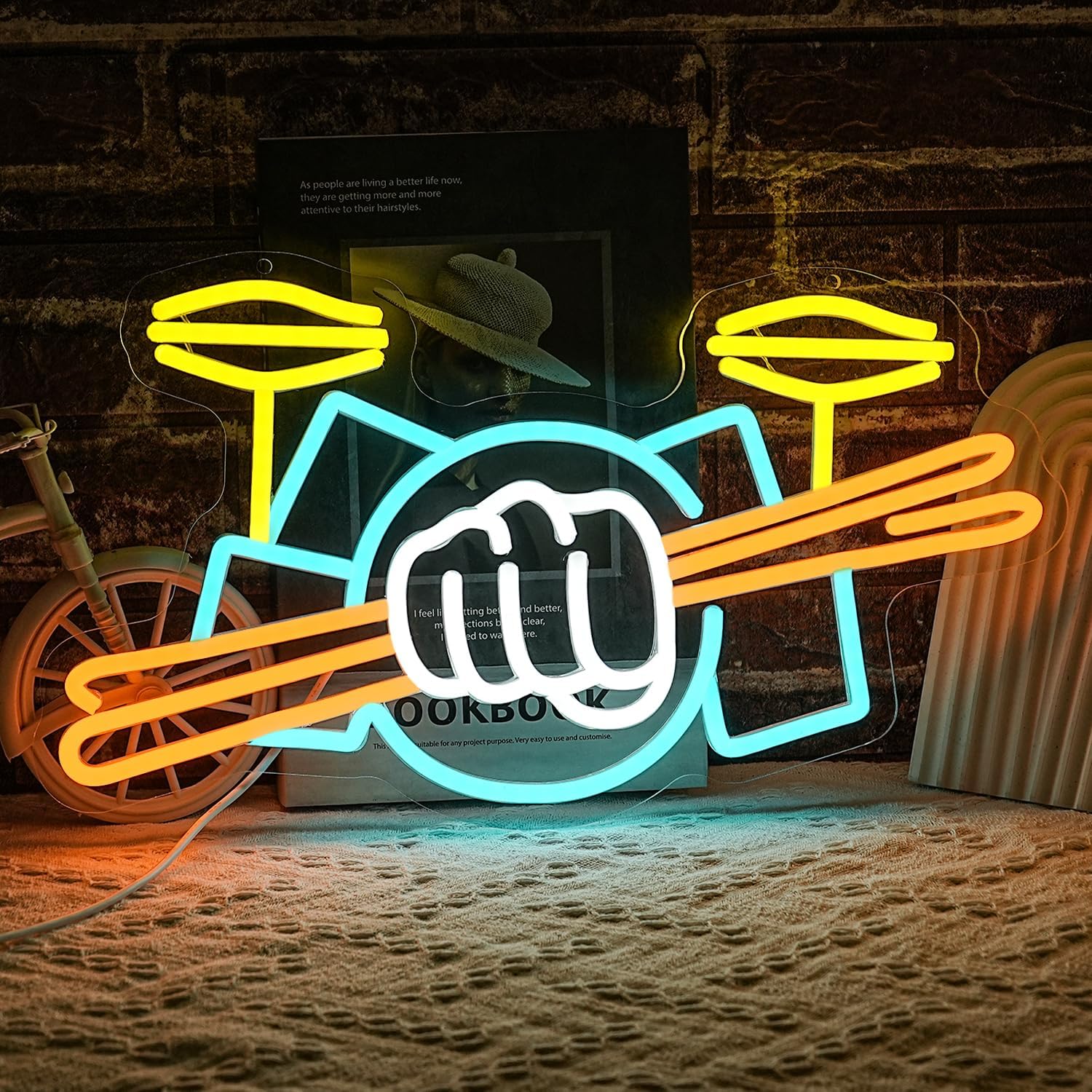 Musical Instruments - Drumstel Neonlicht USB-aangedreven Muziekinstrument LED Neonverlichting