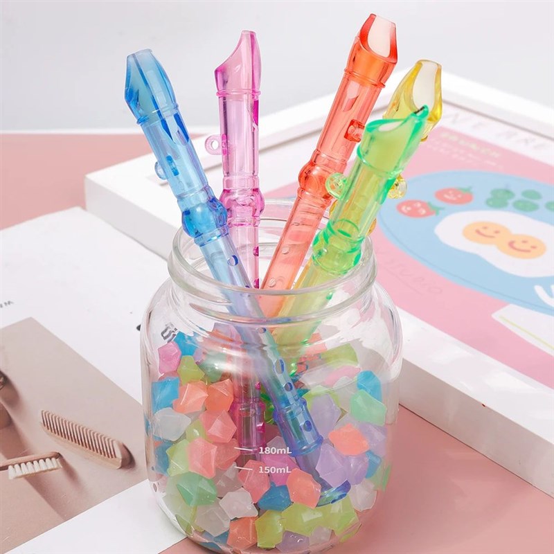 Musical Instrument That You Blow Into - 135-delige plastic blokfluit met zes gaten,