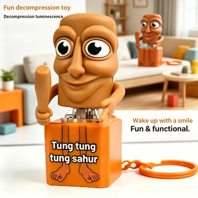 Musical Instruments - Nieuwe Tung Tung Tung Sahur Sleutelhanger