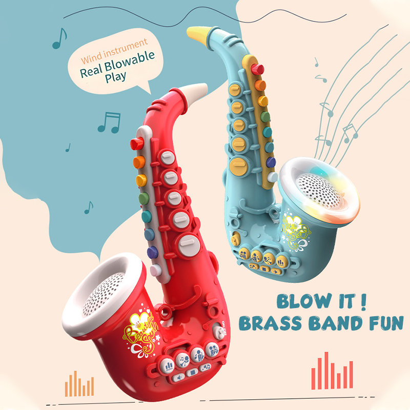Speelbaar kinderspeelgoed saxo - Musical Instrument That You Blow Into recensie en prijs