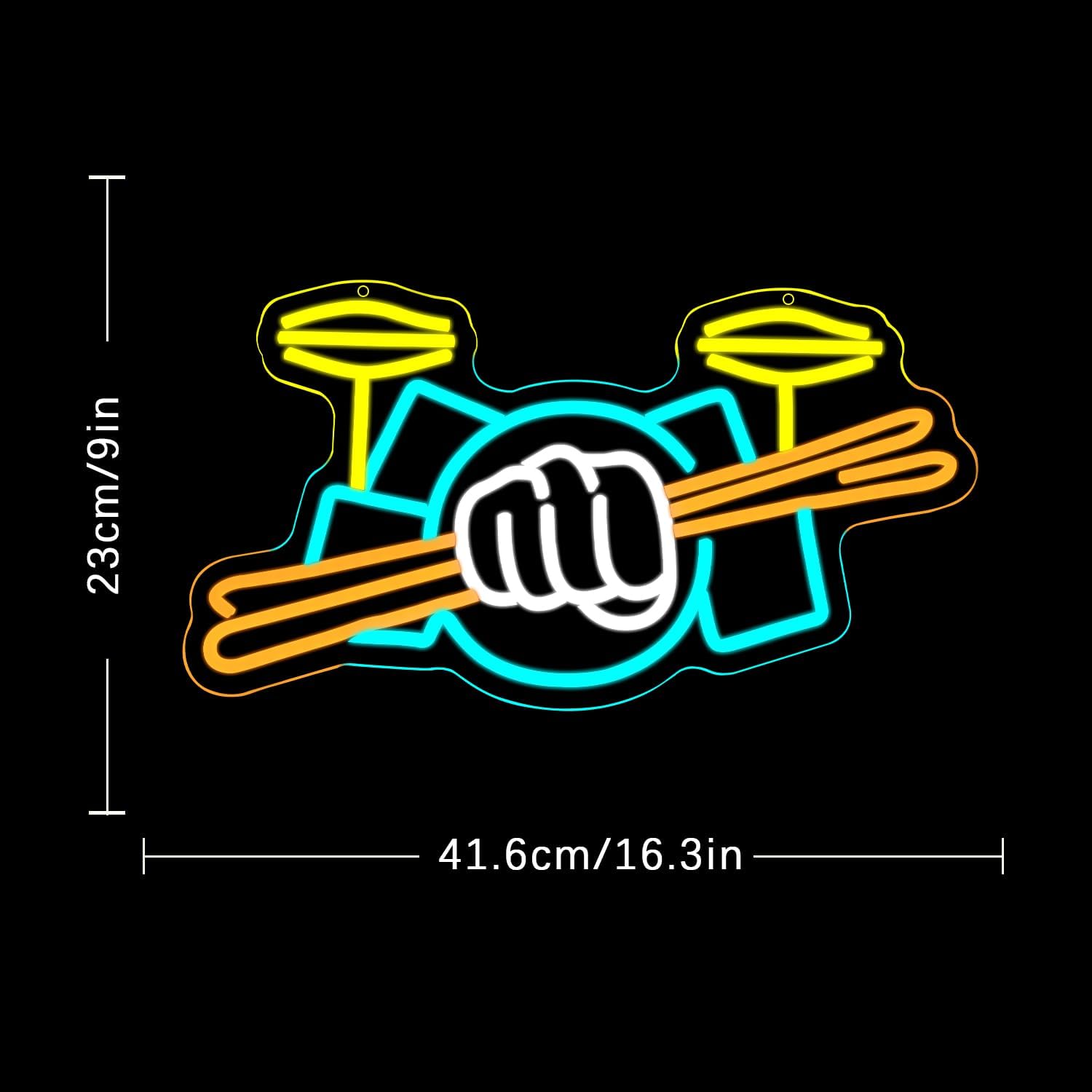 Drumstel Neonlicht USB-aangedr - Musical Instruments recensie en prijs