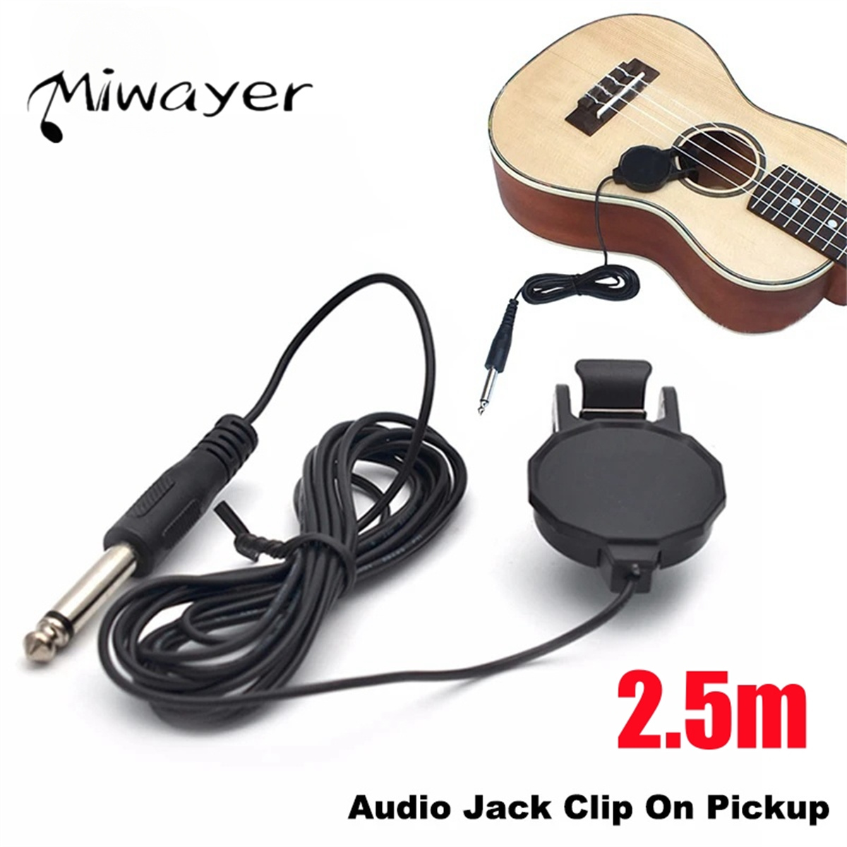 Audio Jack Clip Op Pickup voor - Musical Instrument Note recensie en prijs