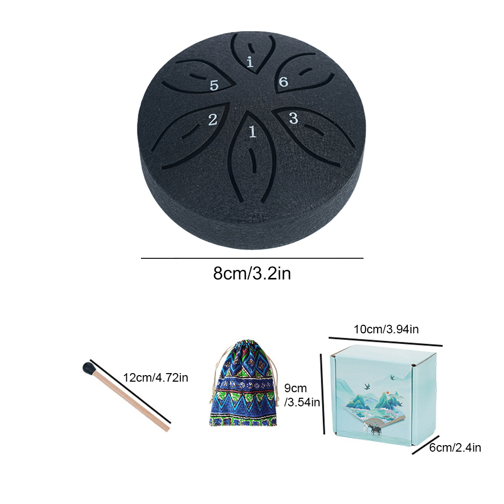 3 inch 6-noten regendrum voor  - Musical Instrument Note recensie en prijs