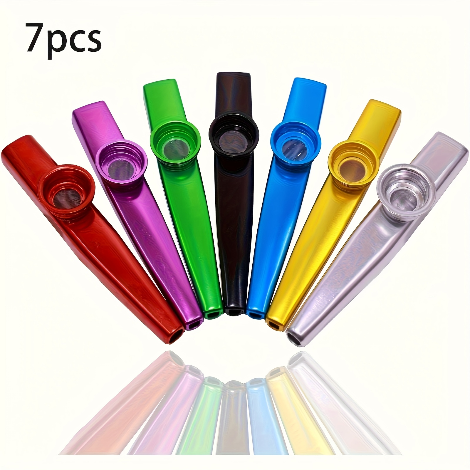 7 stks Metalen Kazoos Eenvoudi - Musical Instrument Note recensie en prijs