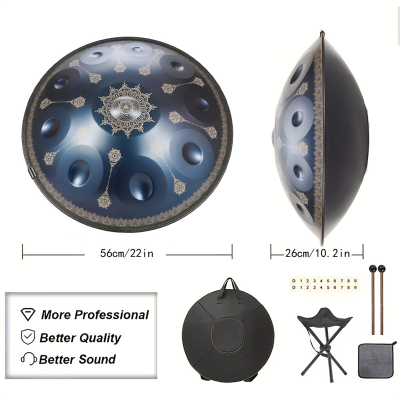 10 Noten Handpan Drum 22 Inch  - Musical Instrument Note recensie en prijs