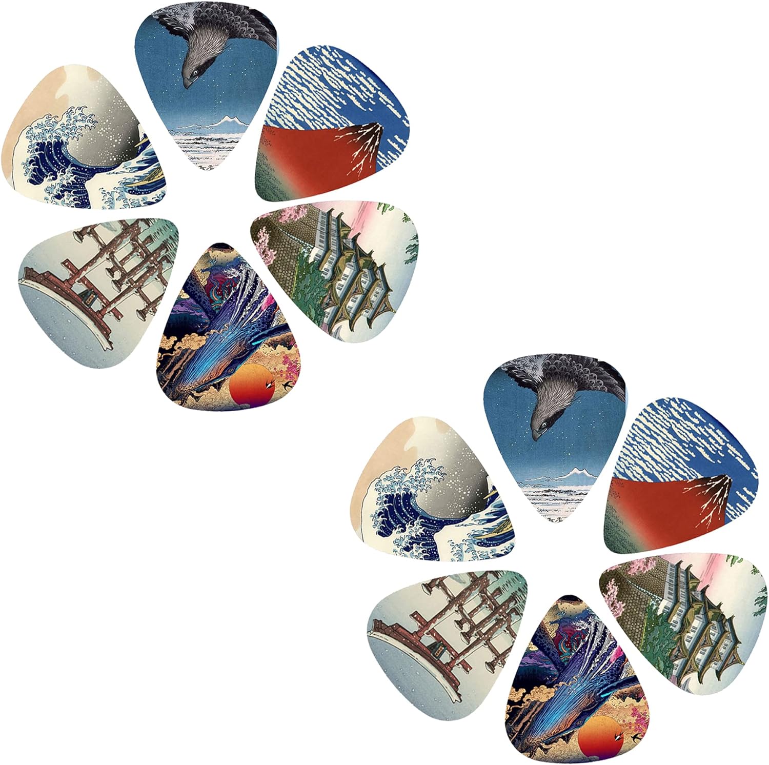 Nieuwe 12 stks/set Plectrums-J - Musical Instrument Gif recensie en prijs