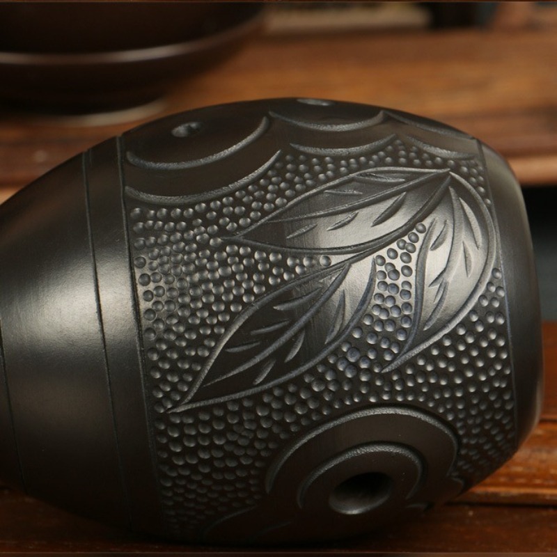 8-gaten Ocarina Zwart Draagbar - Musical Instrument Gif recensie en prijs