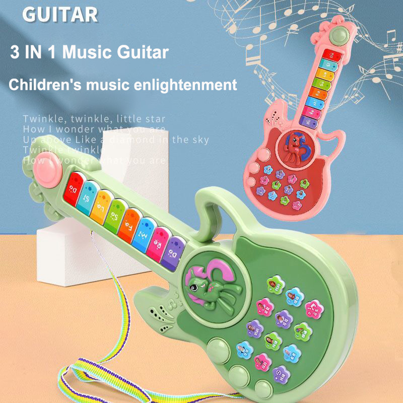 Nieuwe elektrische gitaarknop  - Musical Instruments Cartoon recensie en prijs