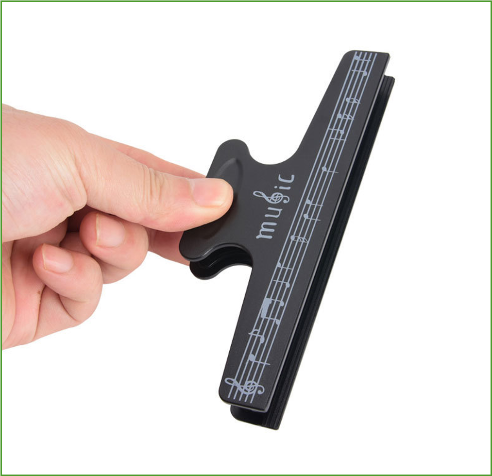 Bladmuziekclips Boekpagina Not - Musical Instrument Gif recensie en prijs